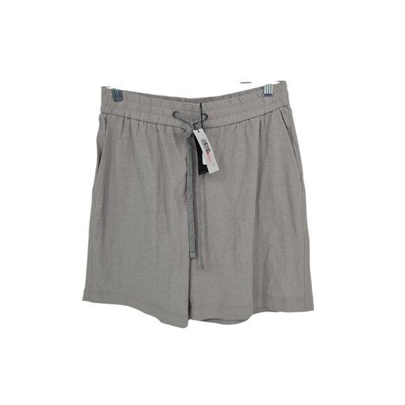 James Perse Size 1 Womens Shorts Gray Drawstring Cotton Pockets NWT